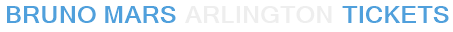 Bruno Mars Arlington Tickets